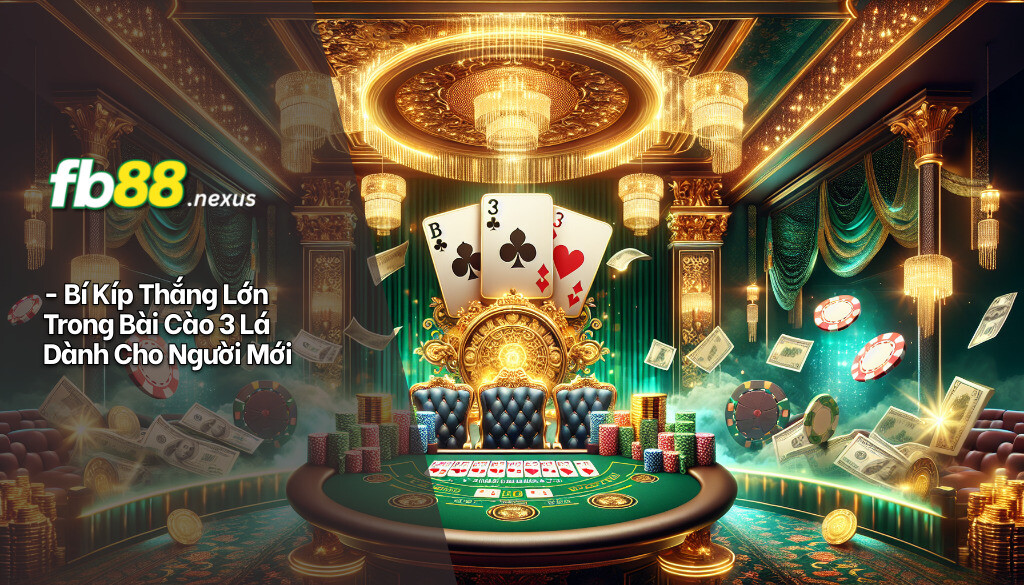 Bí kíp thắng lớn trong bài cào 3 lá dành cho người mới.