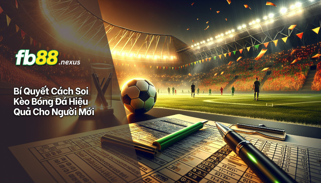 Bí quyết cách soi kèo bóng đá hiệu quả cho người mới.