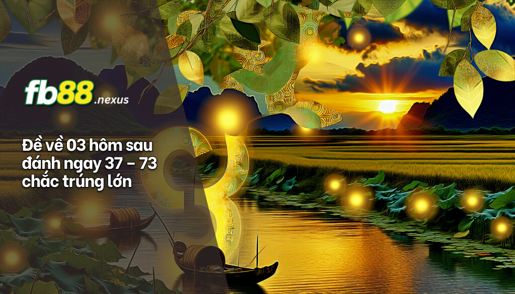 Đề về 03 hôm sau đánh ngay 37-73 chắc trúng lớn.
